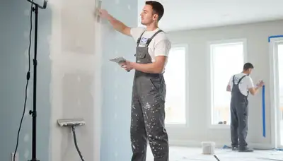 Professional drywall repair and painting in San Antonio TX restoring walls from cracks and water damage