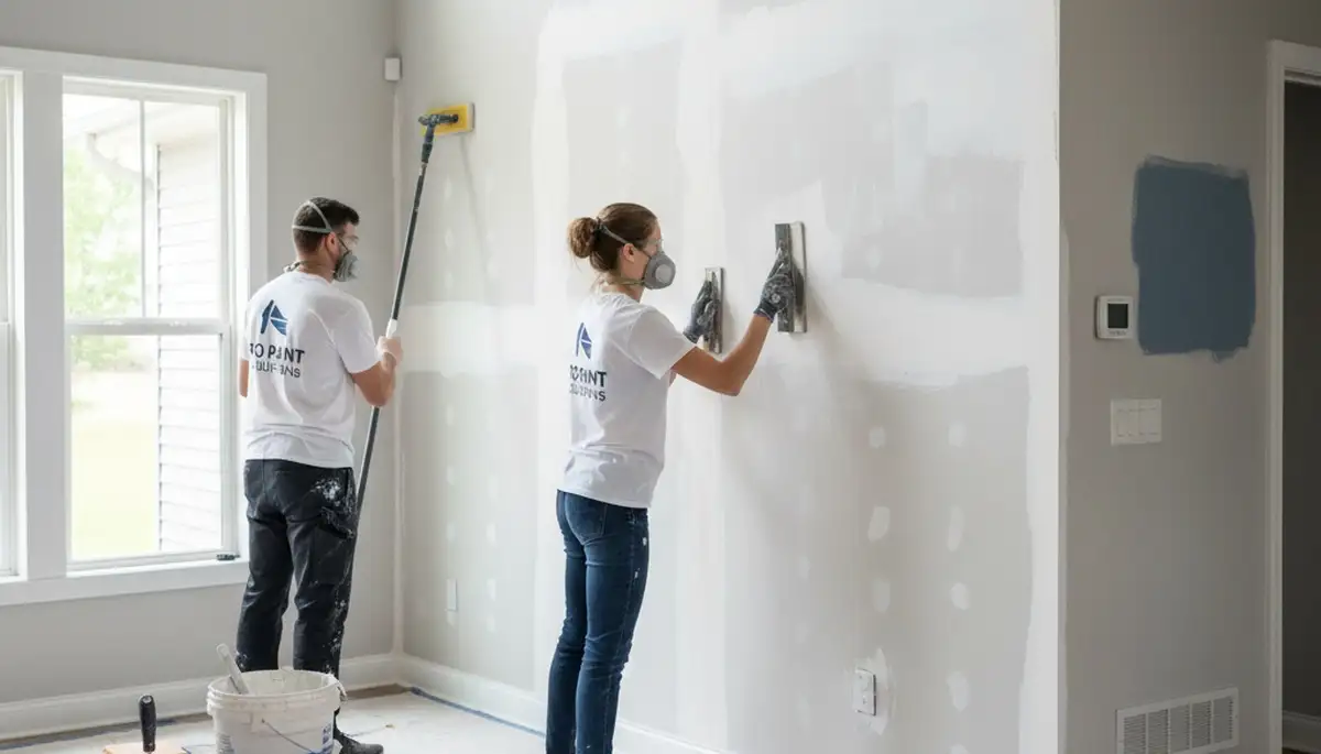 Professional drywall repair and wall painting in San Antonio, TX home interior