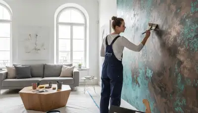 Professional faux painting and decorative wall finish by expert painters in San Antonio, TX