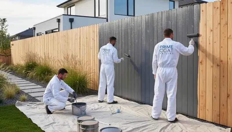 Professional fence painting in San Antonio TX with durable finish and expert local painters