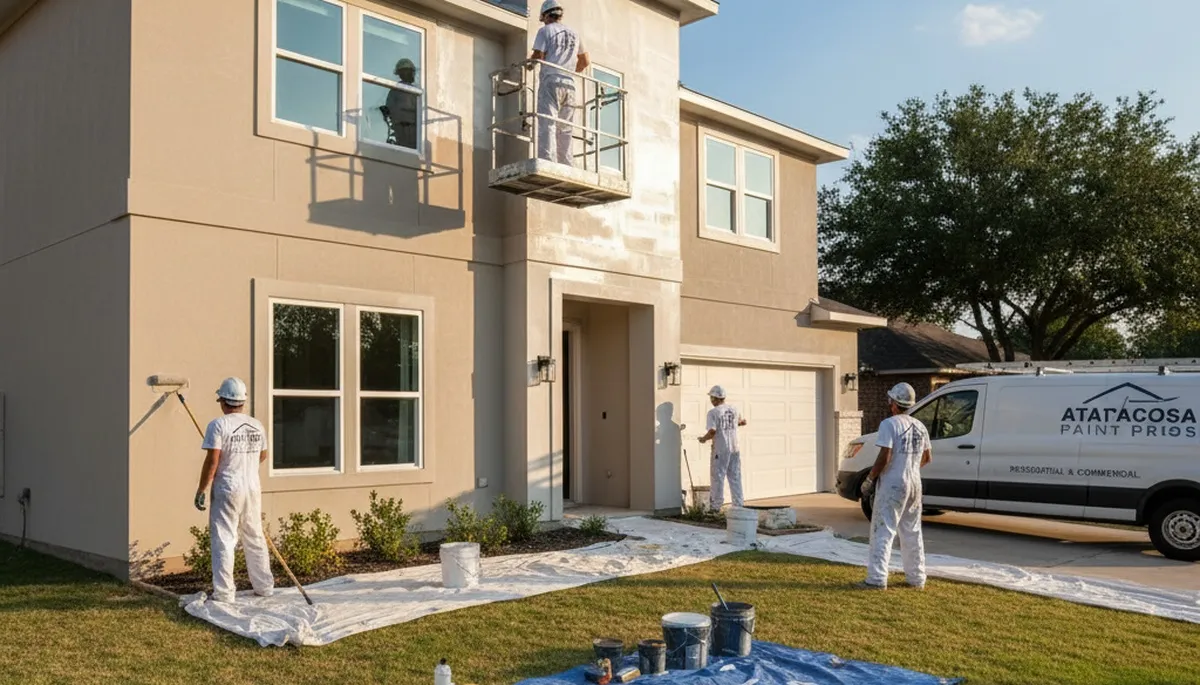 Professional house painters in San Antonio TX providing expert residential painting services