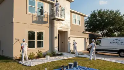 Professional house painters in San Antonio TX providing expert residential painting services