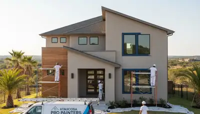Professional house painters in San Antonio TX providing expert exterior and interior painting services