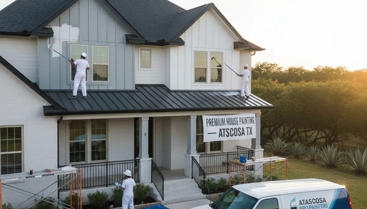 Professional house painters in San Antonio TX providing expert exterior and interior painting services