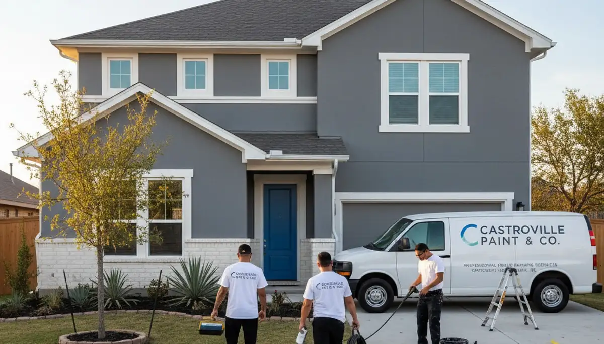 Professional house painters in San Antonio TX providing expert exterior home painting services