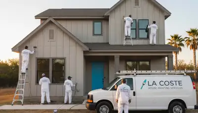 San Antonio TX house painting service by paintersinsanantoniotx.com for residential exterior painting