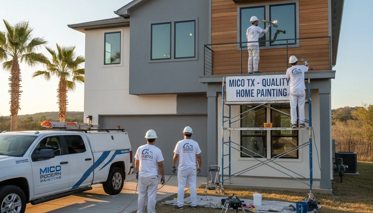 House painters in San Antonio, TX providing professional residential painting services