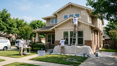 Professional house painters in San Antonio TX providing expert exterior and interior painting services