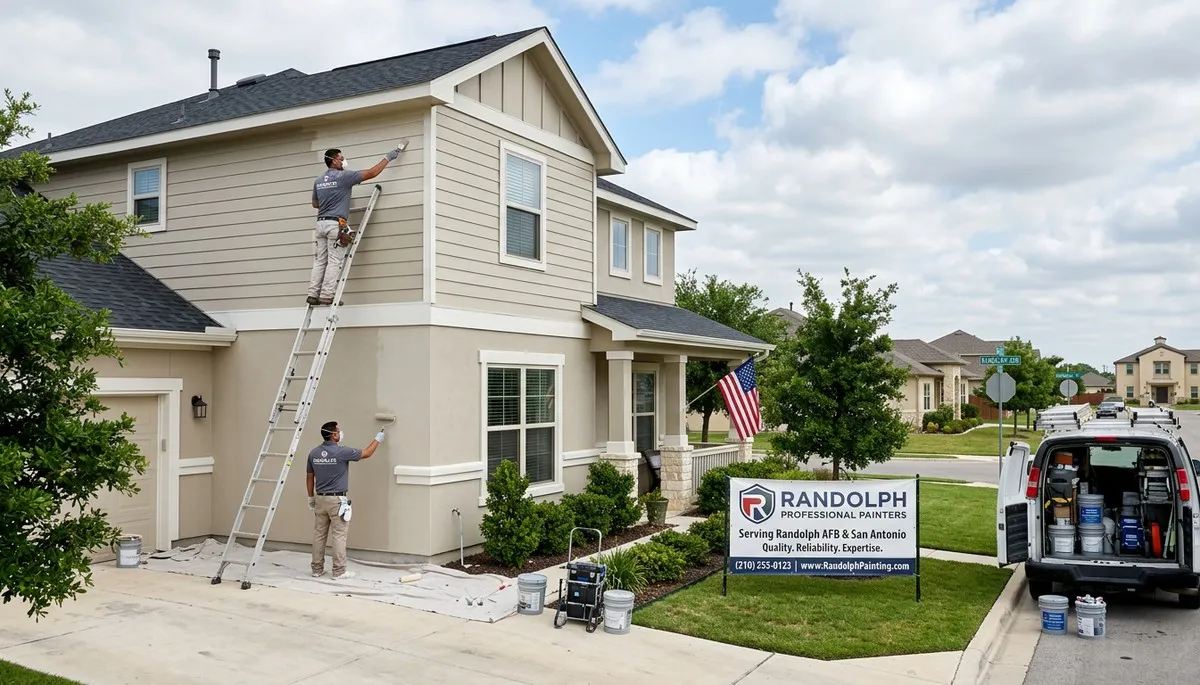 Professional house painters in San Antonio TX providing expert residential painting services