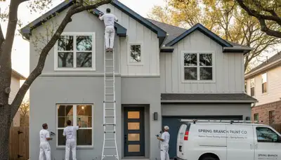 Professional house painters in San Antonio TX providing expert exterior home painting services