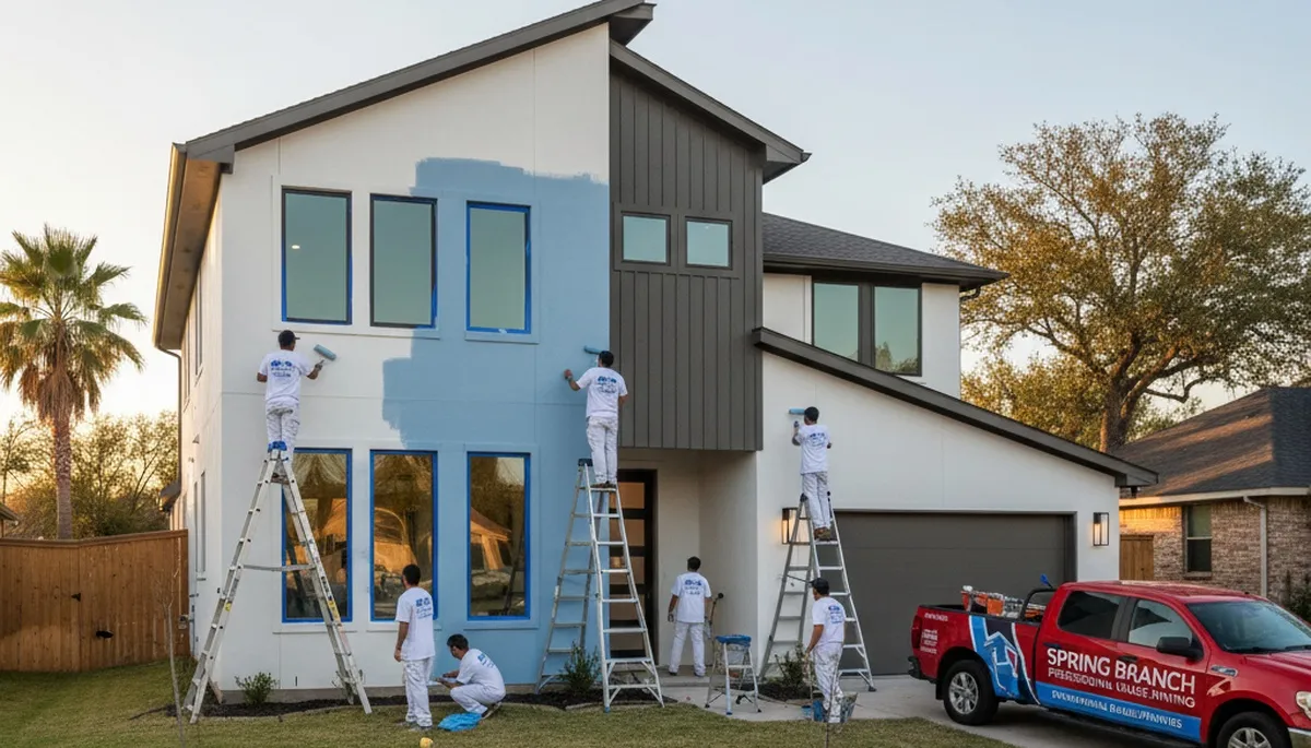 Professional house painters in San Antonio TX providing expert residential painting services