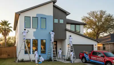 Professional house painters in San Antonio TX providing expert residential painting services