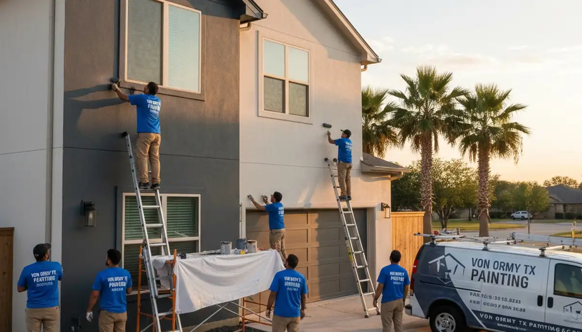 Professional house painters in San Antonio TX providing expert residential painting services