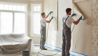 Professional wallpaper removal service in San Antonio TX by expert house painters